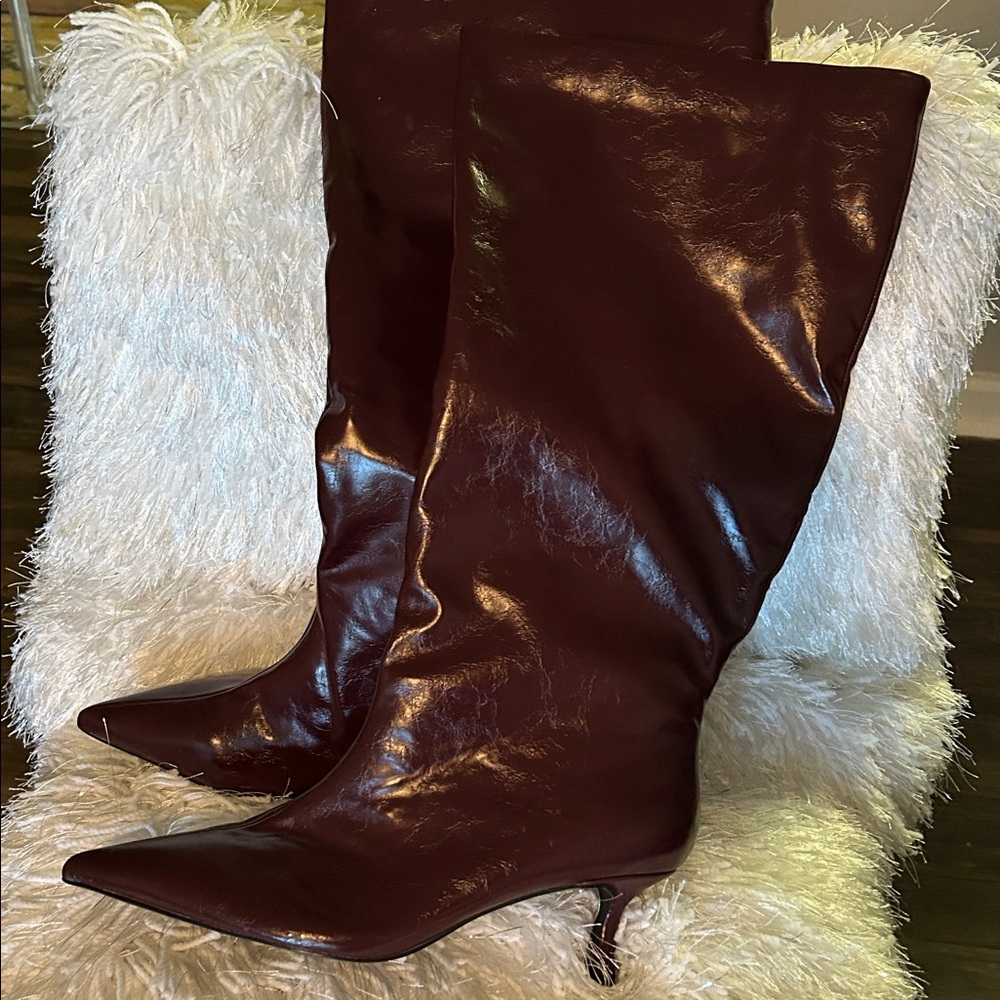 Chic Brown Knee-High Boots